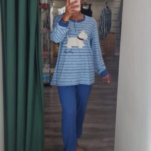 pijama perrito celeste