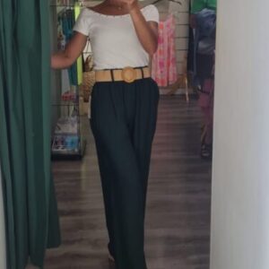 pantalón verde botella