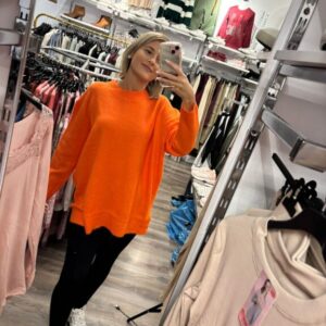 jersey oversize naranja