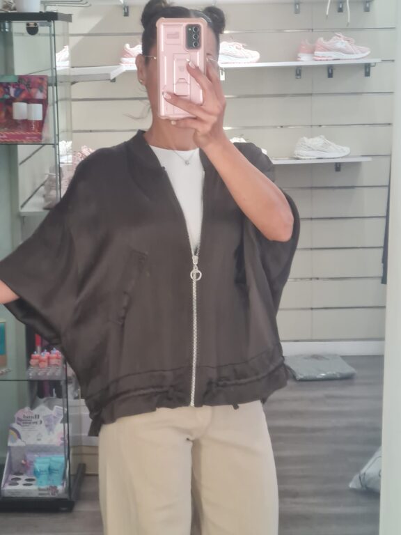 bomber marron chocolate
