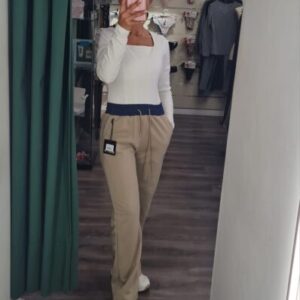 pantalon sport topo cintura vaquera
