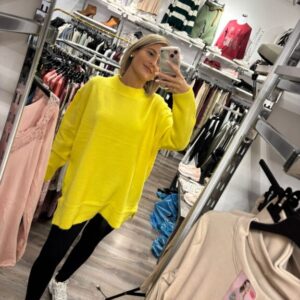 jersey amarillo oversize
