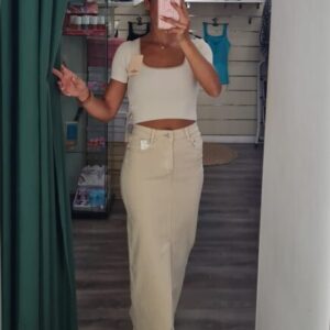 camiseta blanca punto
