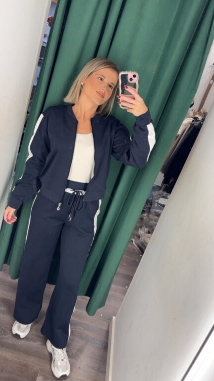 chandals raya azul marino