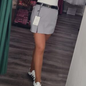 falda pantalón gris