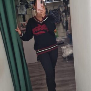 jersey lisbon negro letras burdeos