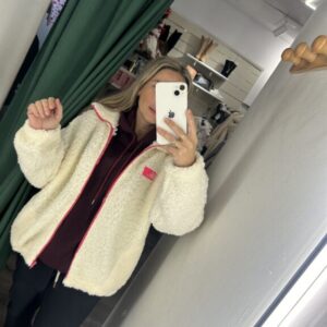 chaqueta blanca borreguito 21,95