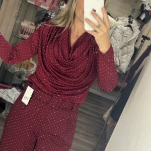 camisa burdeos brilli
