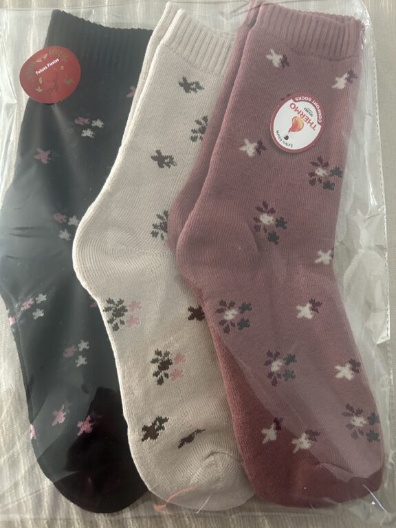calcetines flor thermo