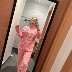 pijama rosa pirineo
