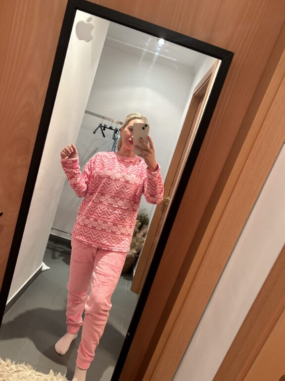 pijama rosa pirineo
