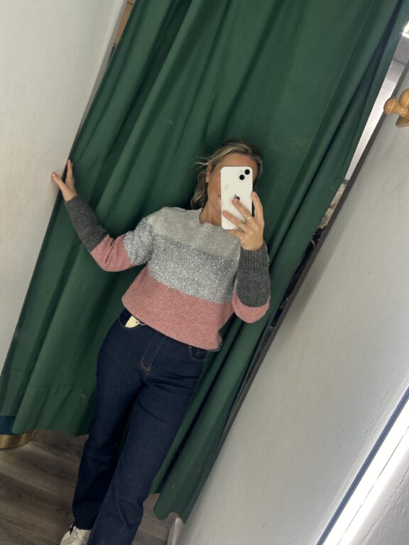 jersey 4 colores gris y rosa