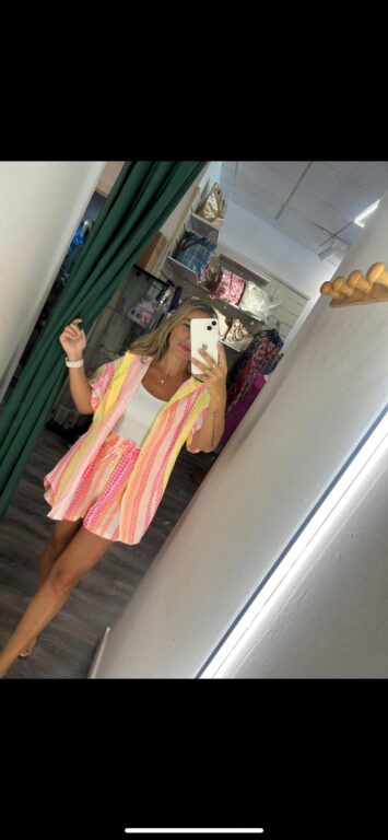 conjunto espiga fucsia