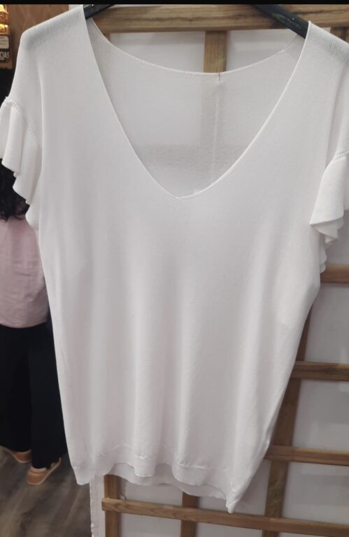 camiseta blanco hilo