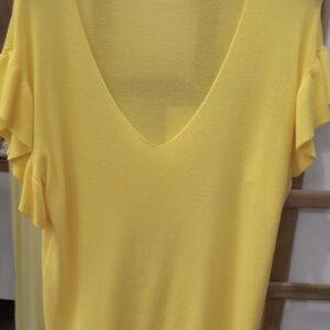 camiseta hilo amarillo