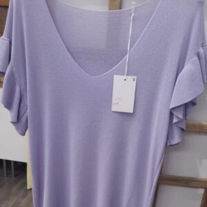 camiseta hilo lila