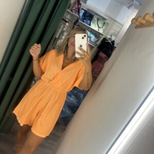 mono naranja fluor