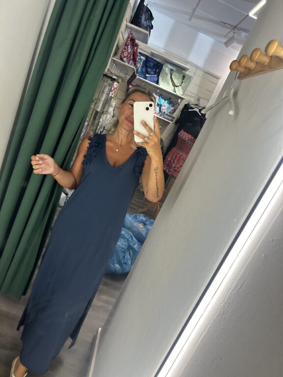 vestido 5024 azul marino