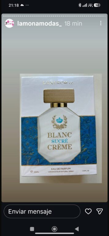 perfume blanc sucre