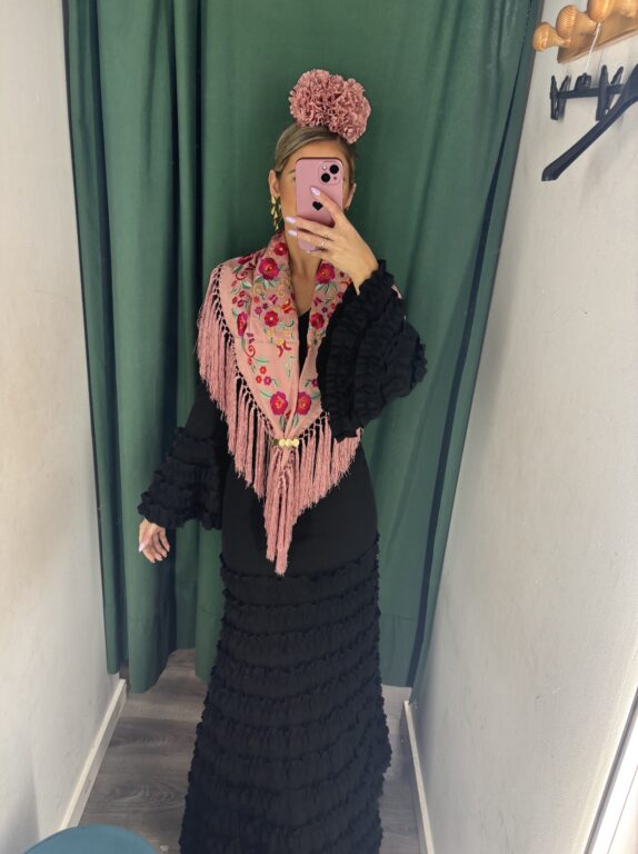 vestido negro promo 40