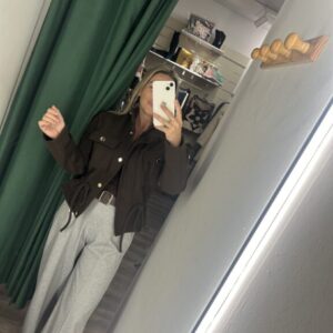 chaqueta marron paño