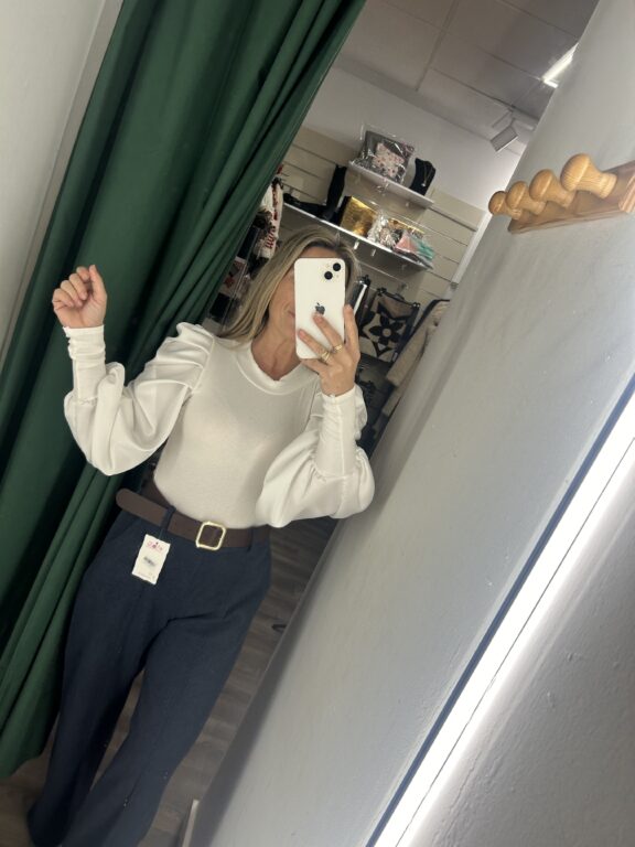 camiseta blanca canale mangas farol