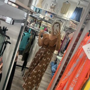 vestido 31298 marron