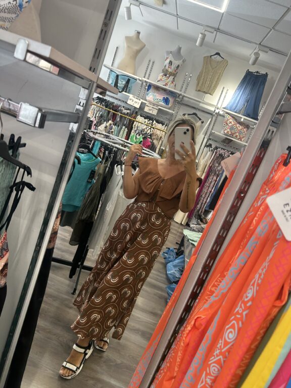 vestido 31298 marron