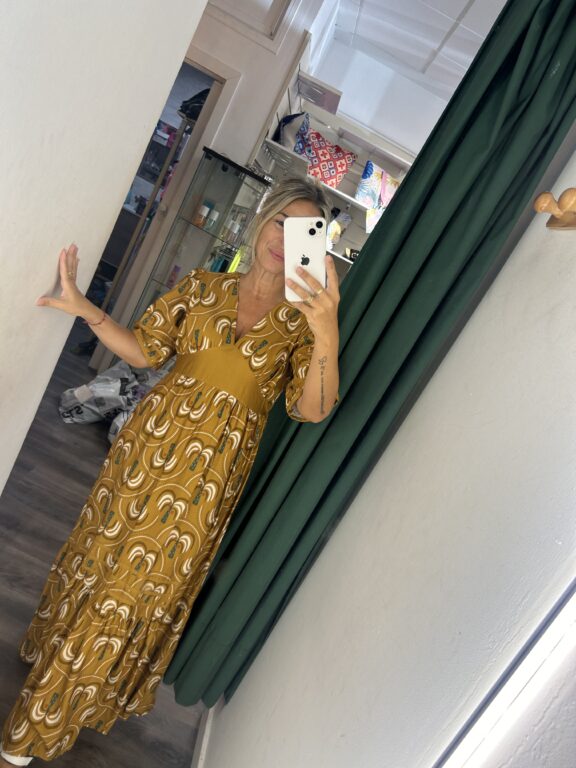 vestido 31297 mostaza