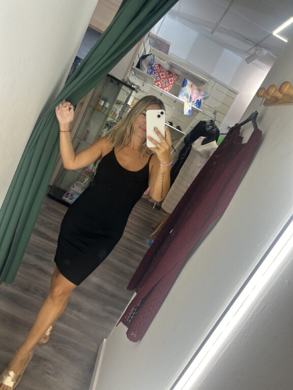 vestido /forro negro