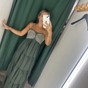 vestido verde nuevo