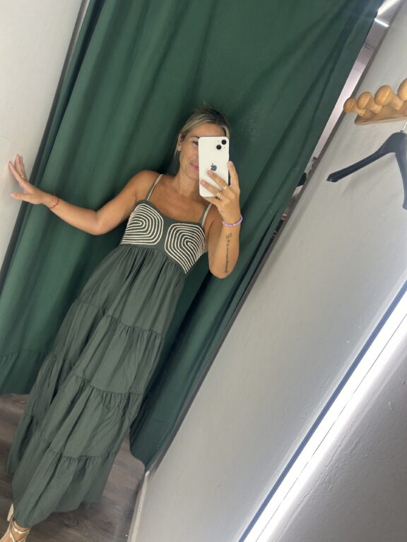 vestido verde nuevo