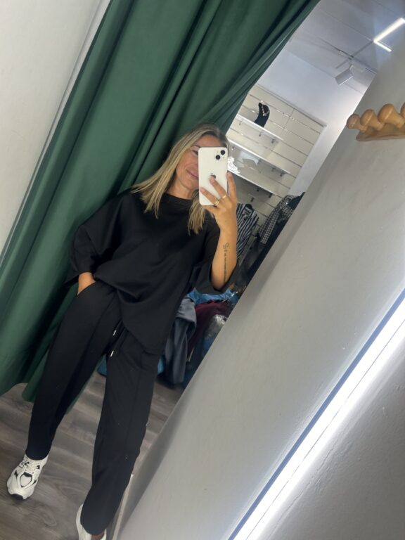 conjunto zara negro
