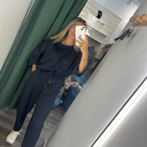 conjunto zara azul marino