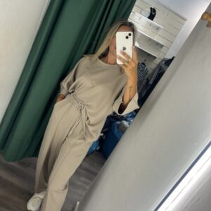 conjunto beige zara