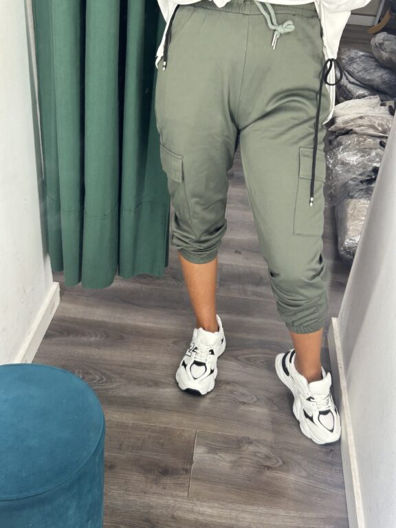 jogger bolsillos verde