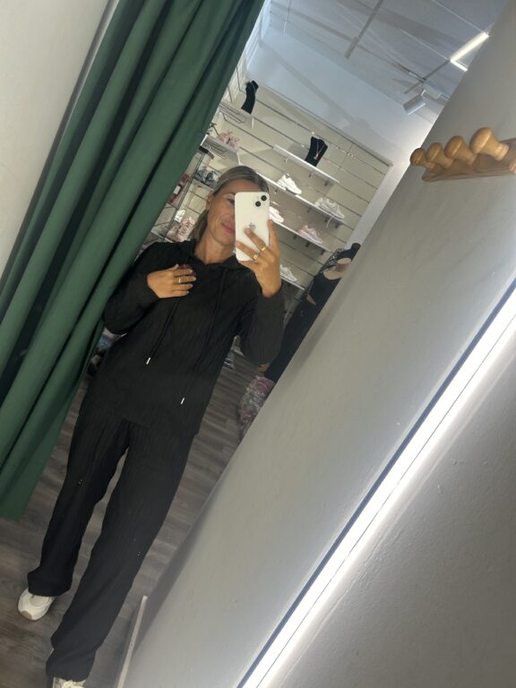 chandals brillante negro