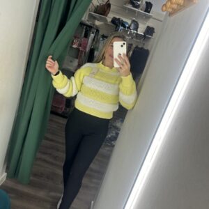 jersey corto amarillo y blanco