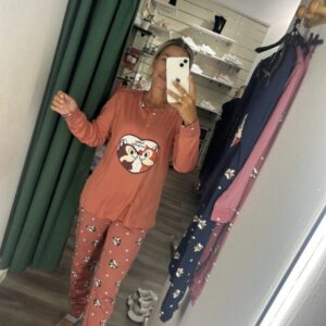 pijama ardilla salmon