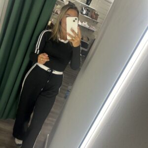 chandals modelo adidas negro