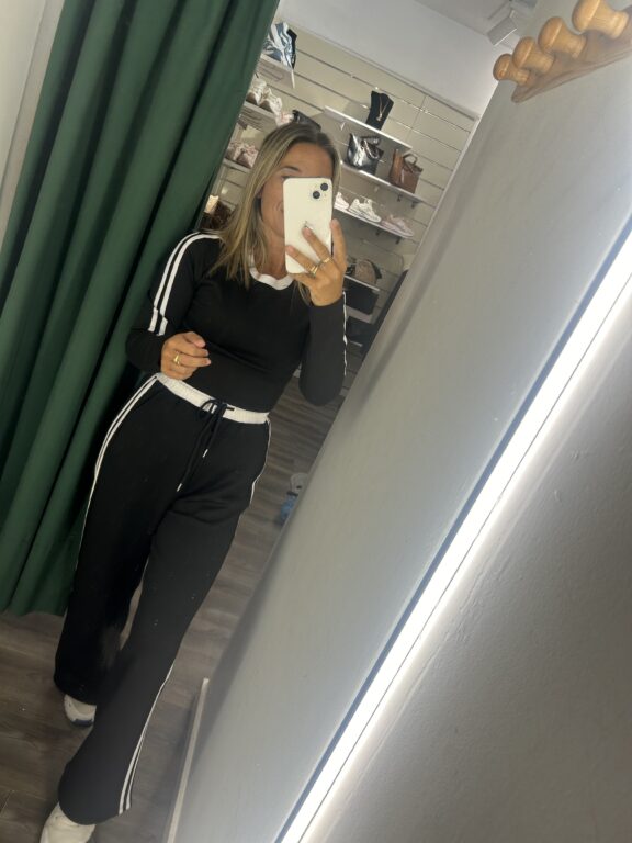 chandals modelo adidas negro