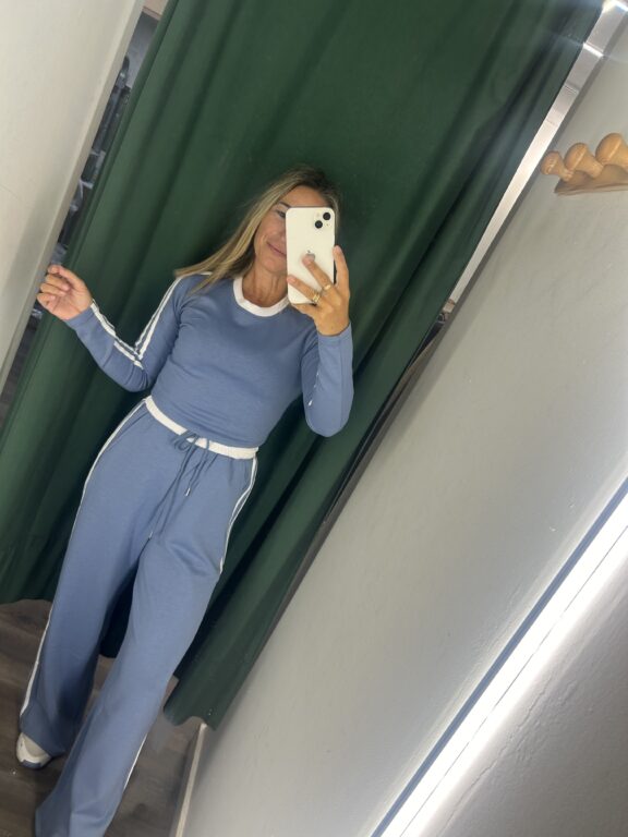 chandals modelo adidas celeste