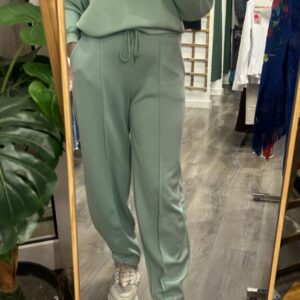 pantalon zara sport verde agua