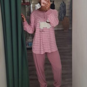 pijama perro rosa