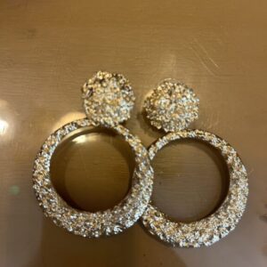 pendientes argollas doradas