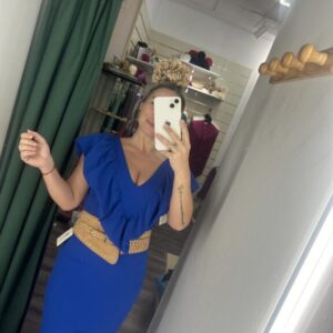 camisa azulina volante