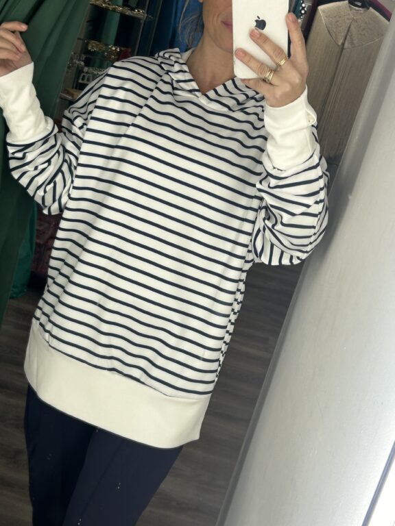 sudaderas oversize rayas