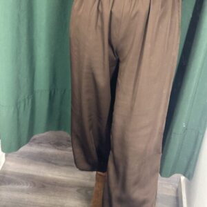 pantalon jogger saten  marron