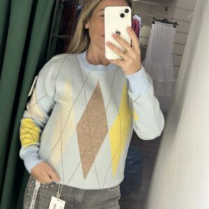 jersey celeste rombo we