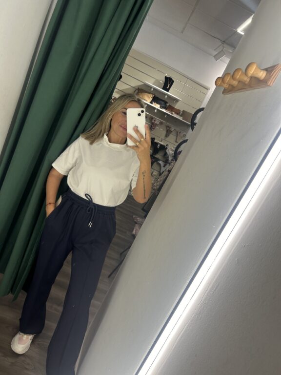 camiseta zara blanca oversize